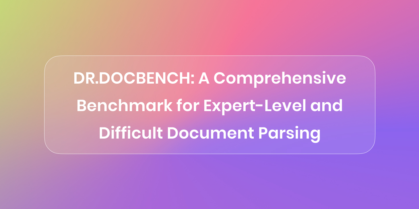 Dr.DocBench